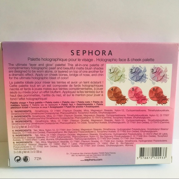 New Sephora Holographic Face & Cheek Palette - Picture 4 of 5